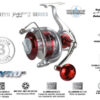 Mulinello AKAMI GYRO 80 Popping Bolentino Traina Spinning drag frizione kg. 35 - immagine 2