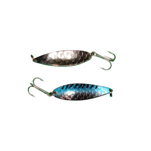 Cucchiaino Ondulante HERON color argento sfumato blu sgombro