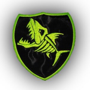 Toppa Patch ricamata Fishing Passion Killer Fish scudetto