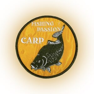 Toppa Patch ricamata Fishing Passion Carpa