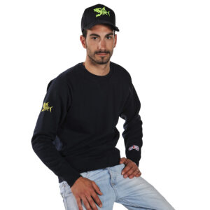 Felpa girocollo con ricamo by Fishing Passion