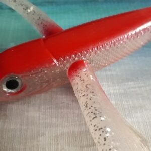 Pesce volante in gomma per traina flying fish