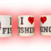 Tazza in Ceramica I LOVE FISHING  by Fishing Passion