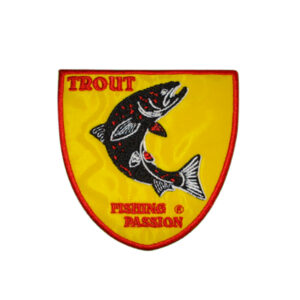 Toppa Patch ricamata Fishing Passion Trota