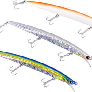 Minnow Long jerk AKAMI WILD mm. 180 gr. 28 slow Sinking