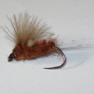 Mosca BSF Dry artigianale EPHEMERA CDC BROWN  amo #14