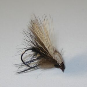 Mosca BSF Dry artigianale GM SEDGE HAIR BLACK BODY amo #12