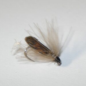 Mosca BSF Dry artigianale STOCKING WING CDC CADDIS BROWN amo #16