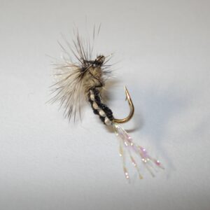 Mosca Crown Dry artigianale WOVENKLINK BLACK amo #14
