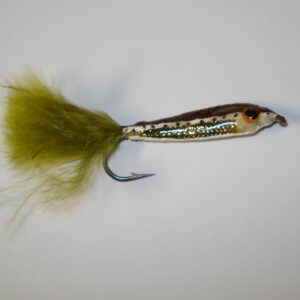 Streamer  BSF artigianale MINNOW BSF BROWN TR amo #4