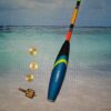 Galleggiante Manni inglese con bulbo piombato ed antenna bicolor gr. 12 - immagine 2