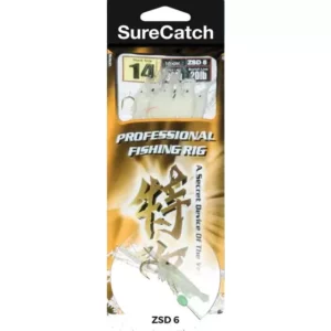 Sure Catch Sabiki professional fishing rig  578 - ZSD6 gambero glow