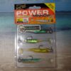 Set 4 pezzi Power Minnow Shad Tail Rapture gr. 5 cm. 7,5 con amo #1/0 - immagine 2