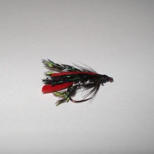 Mosca Black Silver Fly WET artigianale  FLY ALEXANDRA  amo #12