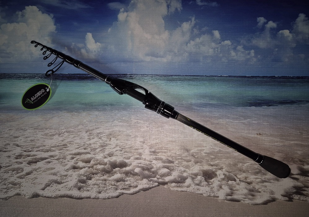 Alcedo TRAVELLER Tele Spin mt. 2,40 casting gr. 7/28 canna da pesca da viaggio