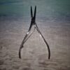 Mini pinza STRINGI PIOMBO  acciaio inox con punta sottile ideale per pallini sferici