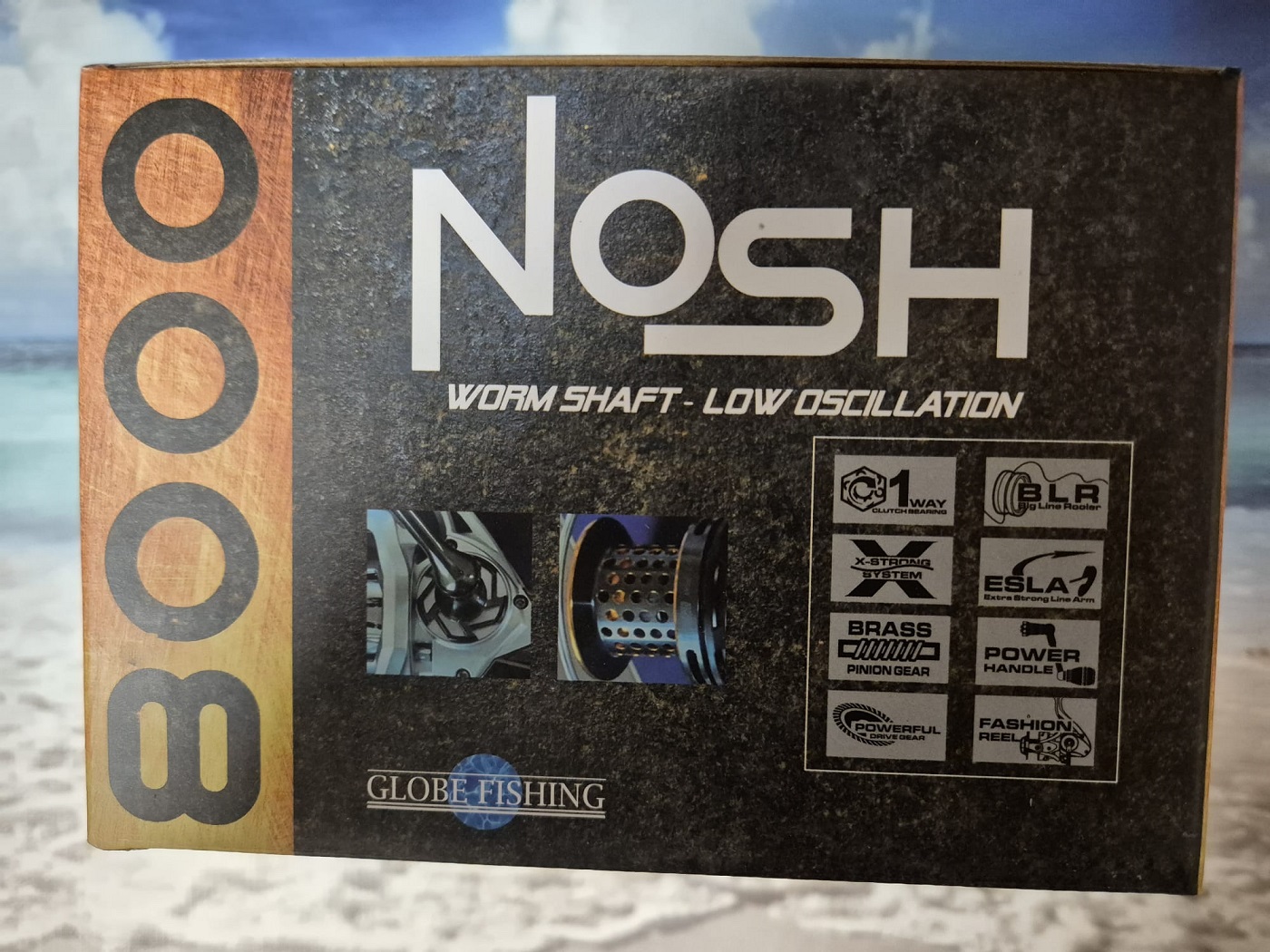 Mulinello surfcasting NOSH 8000 globe fishing - immagine 6