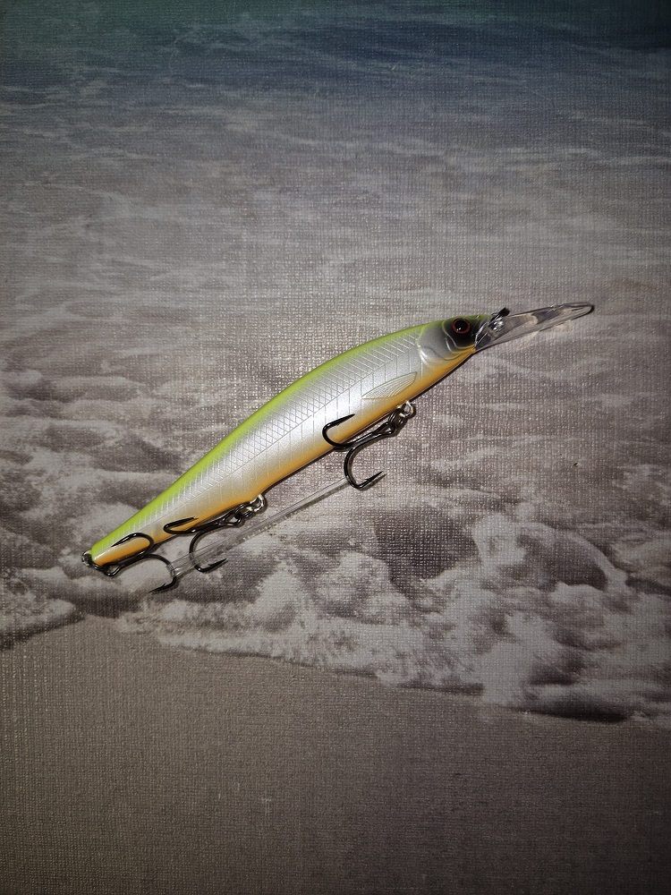 Rapture jerk ONEBAIT DEEP RUN 115 mm 115 gr azione Suspending