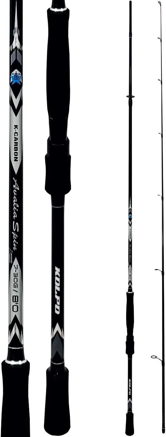 Canna spinning carbonio due pezzi KOLPO AVALIA SPIN mt. 2,40 casting gr. 10-40